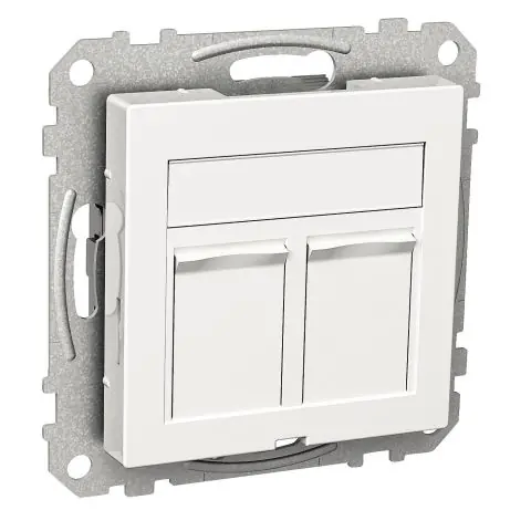 Erbjudande Schneider Electric Actassi WDE002434 Centrumplatta